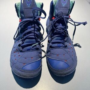 Men's Blue Athletic High-Top Sneakers